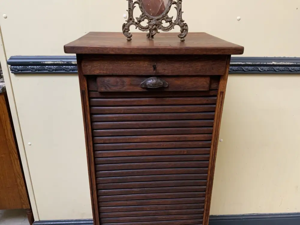 Antik - Archiv Schrank, Vertiko, Rolllade -  Jugendstil - Lieferung möglich! 10