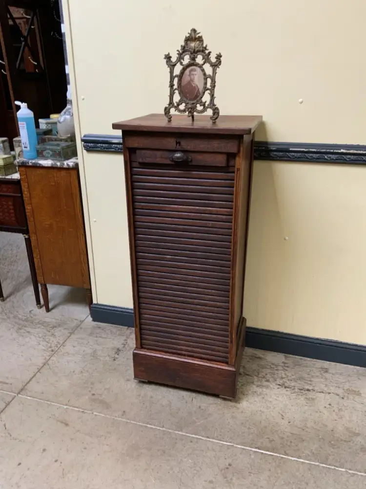 Antik - Archiv Schrank, Vertiko, Rolllade -  Jugendstil - Lieferung möglich! 2