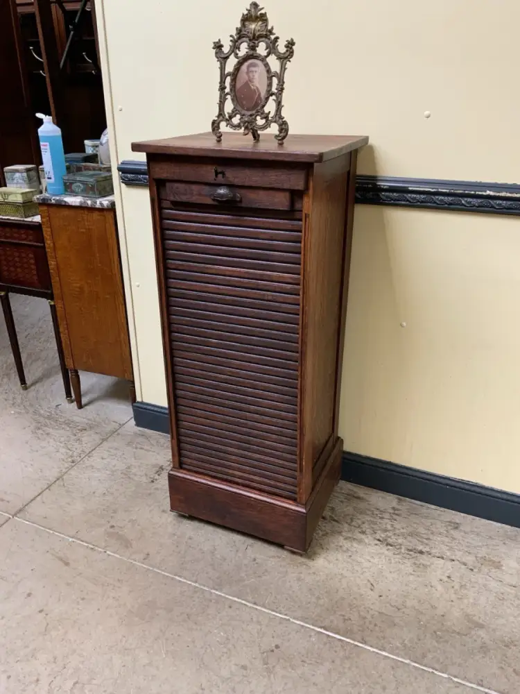 Antik - Archiv Schrank, Vertiko, Rolllade -  Jugendstil - Lieferung möglich! 4