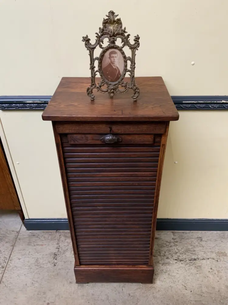 Antik - Archiv Schrank, Vertiko, Rolllade -  Jugendstil - Lieferung möglich! 7