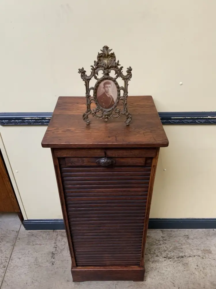 Antik - Archiv Schrank, Vertiko, Rolllade -  Jugendstil - Lieferung möglich! 8