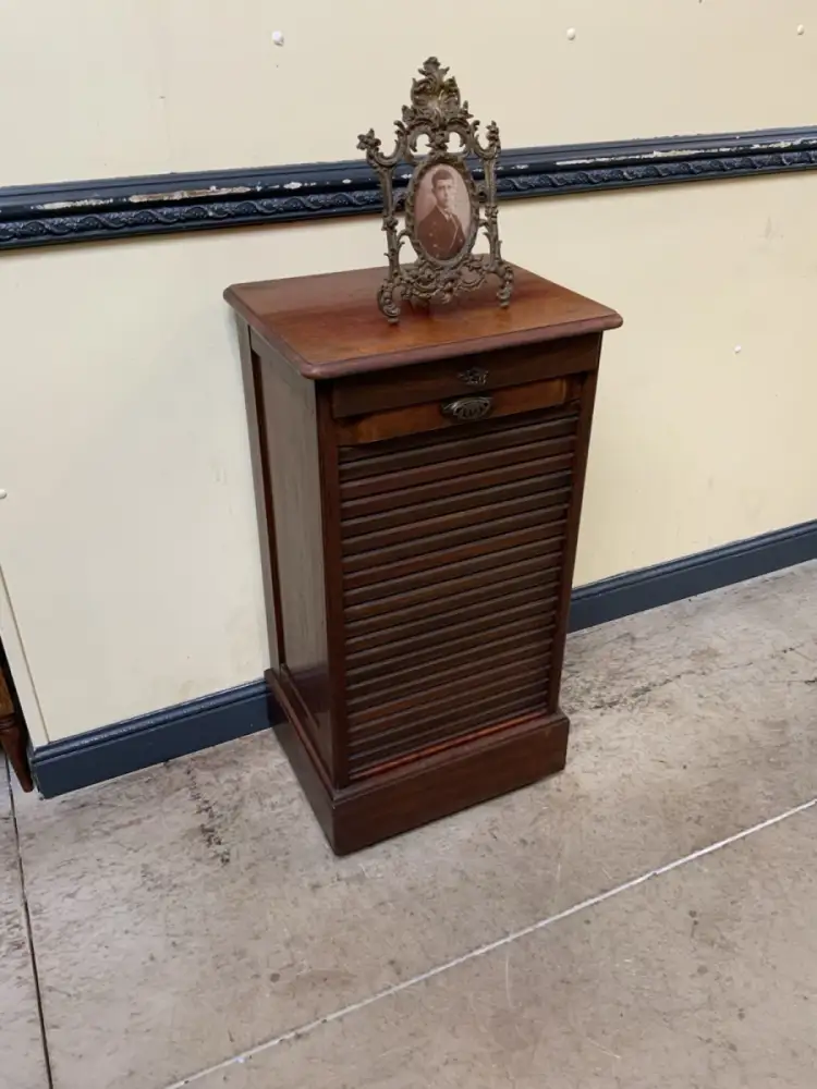 Antik - Archiv Schrank, Vertiko, Rolllade -  Jugendstil - Lieferung möglich! 11