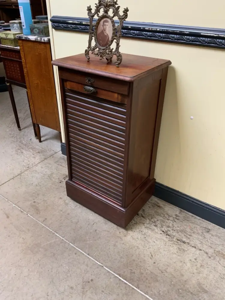 Antik - Archiv Schrank, Vertiko, Rolllade -  Jugendstil - Lieferung möglich! 12