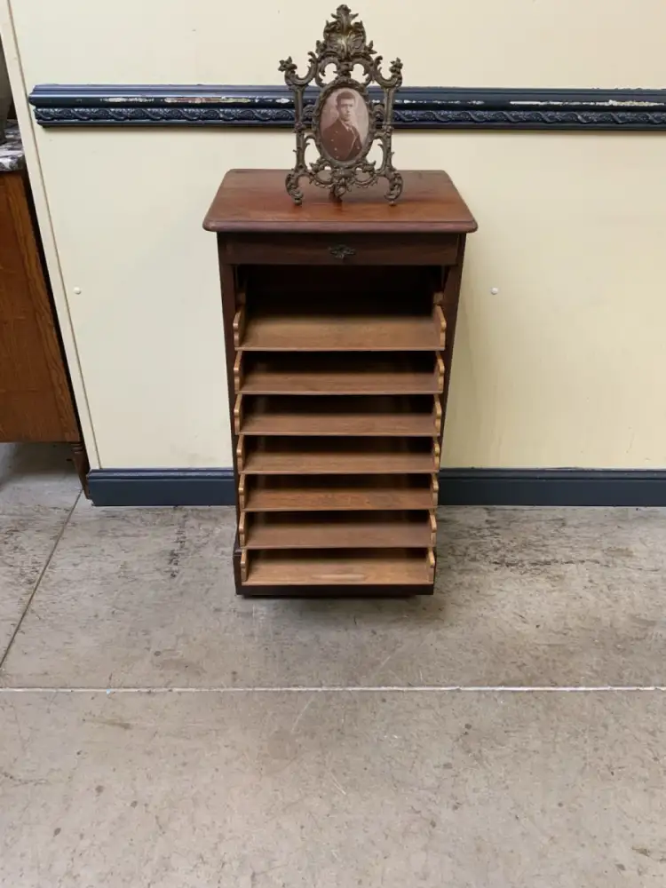 Antik - Archiv Schrank, Vertiko, Rolllade -  Jugendstil - Lieferung möglich! 14