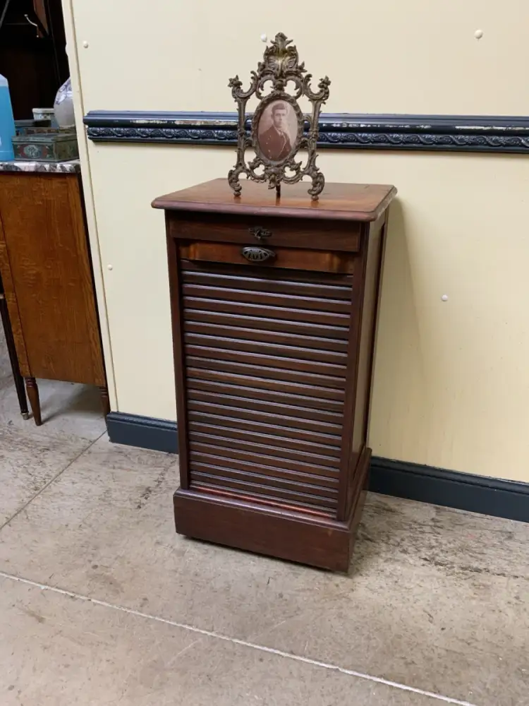 Antik - Archiv Schrank, Vertiko, Rolllade -  Jugendstil - Lieferung möglich! 2