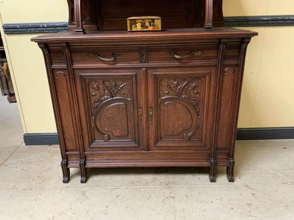 Antikes imposantes Jugendstil Buffet, Art Nouveau - Lieferung möglich!   2