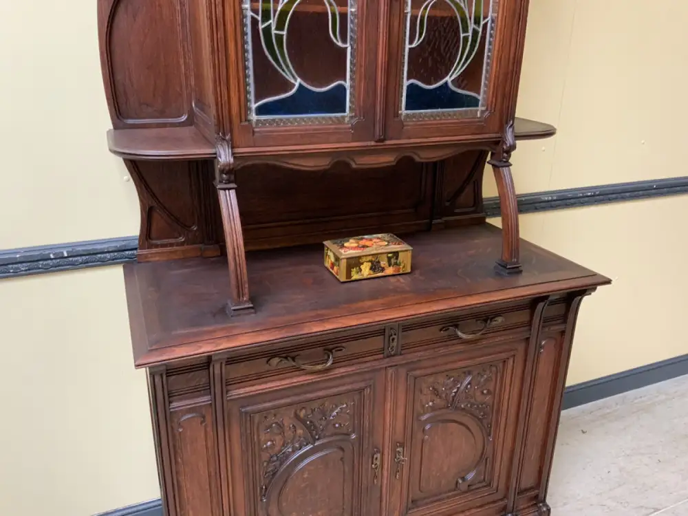 Antikes imposantes Jugendstil Buffet, Art Nouveau - Lieferung möglich!   3