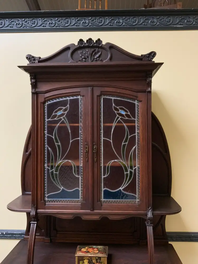 Antikes imposantes Jugendstil Buffet, Art Nouveau - Lieferung möglich!   4