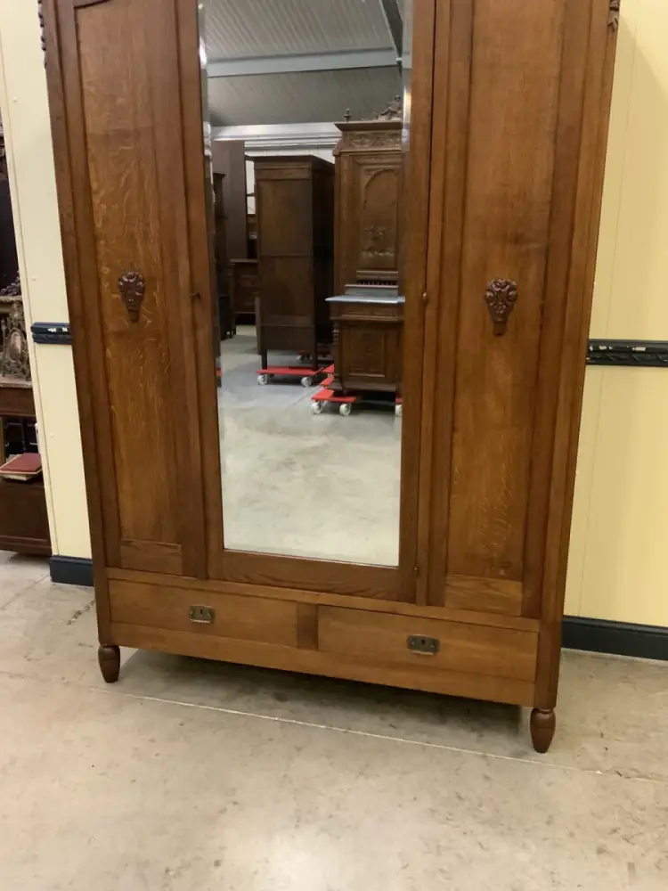 Antik -  Kleiderschrank, Garderobenschrank - Art Deco  - Lieferung möglich! 8