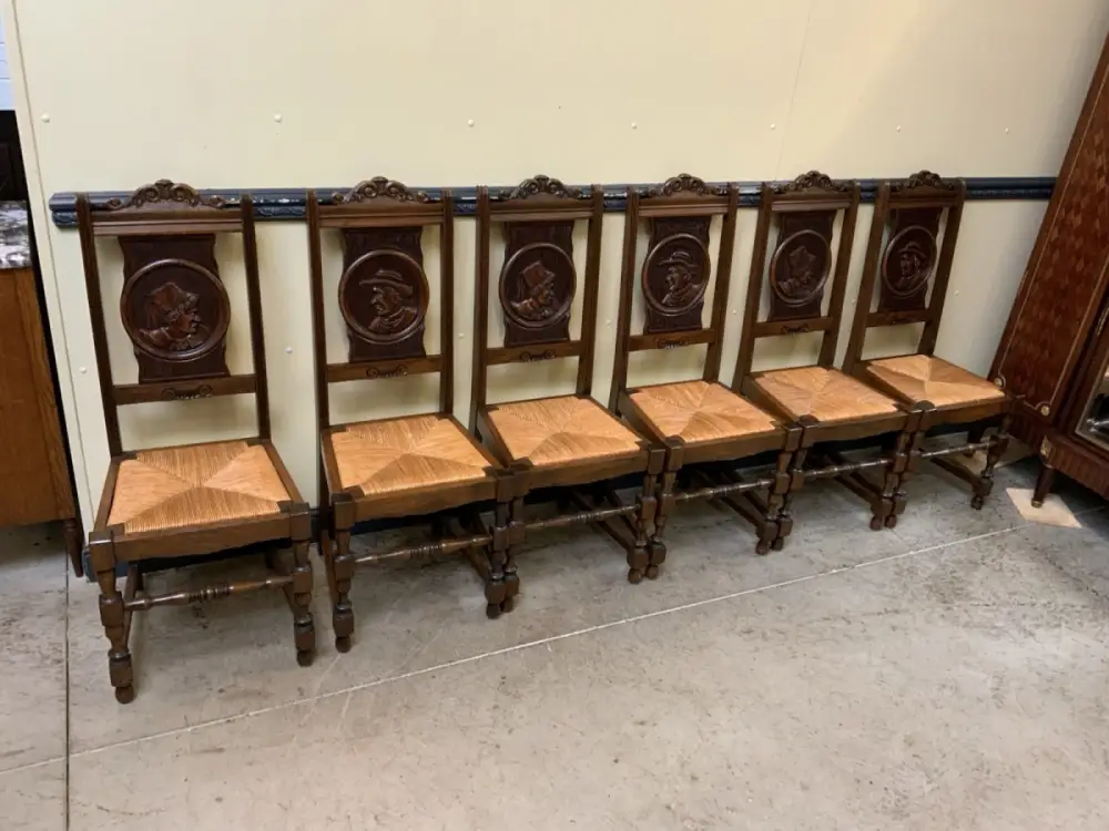 6 antike traumhaft schöne Bretonische Stühle - Lieferung möglich! 2