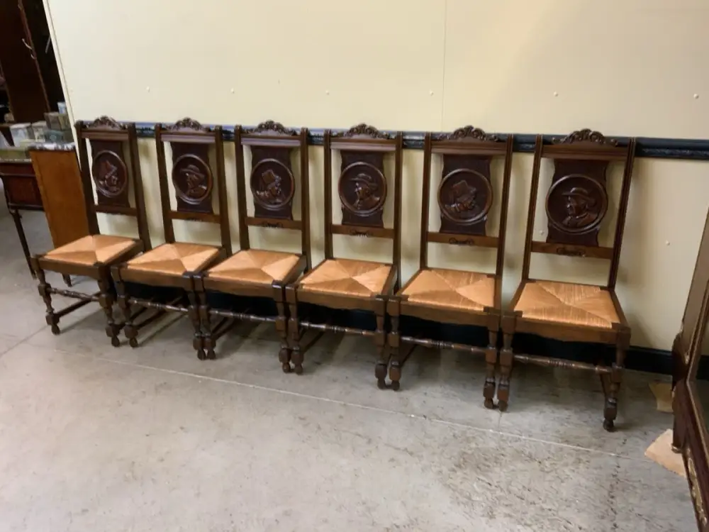 6 antike traumhaft schöne Bretonische Stühle - Lieferung möglich! 3