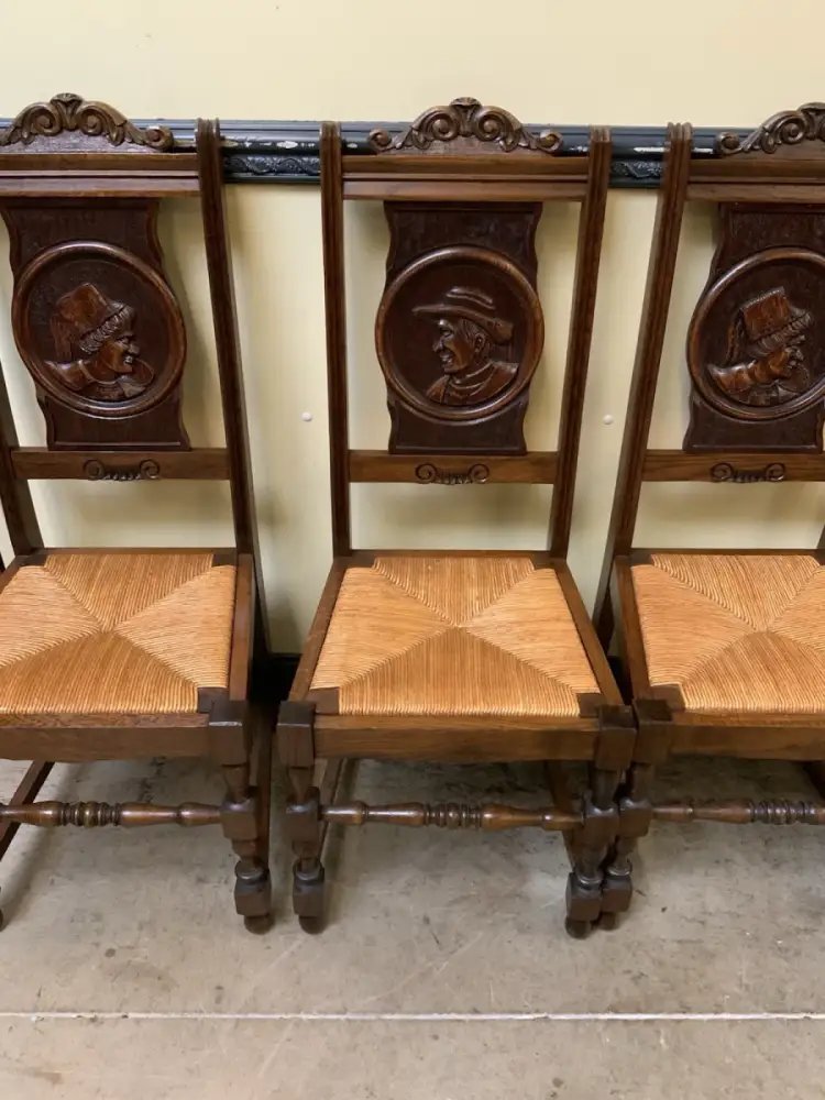 6 antike traumhaft schöne Bretonische Stühle - Lieferung möglich! 5