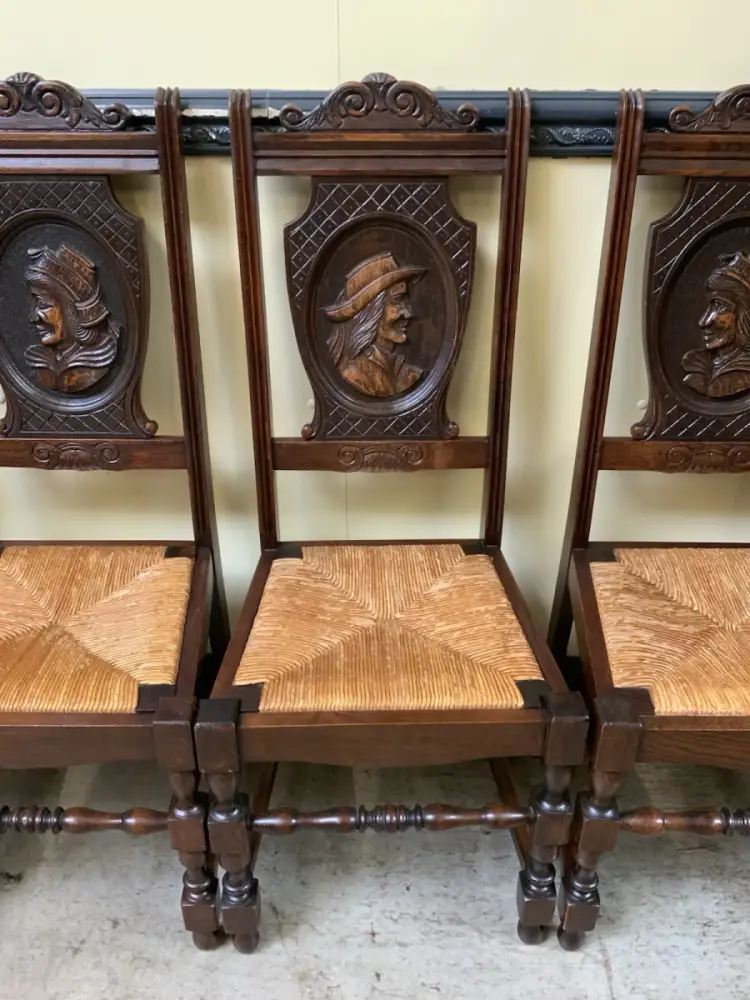 6 antike traumhaft schöne Bretonische Stühle - Lieferung möglich! 14