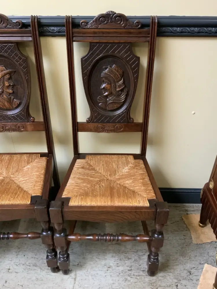 6 antike traumhaft schöne Bretonische Stühle - Lieferung möglich! 15