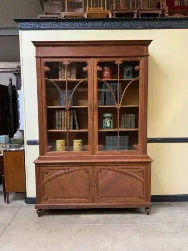 Antiker monumentaler Jugendstil Bücherschrank, Buffet,   - Lieferung möglich!
