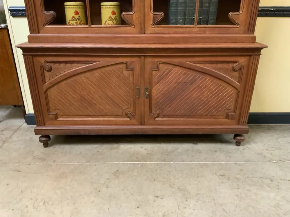 Antiker monumentaler Jugendstil Bücherschrank, Buffet,   - Lieferung möglich! 6