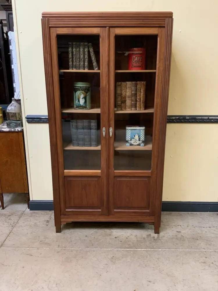 Antiker Art Deco Bücherschrank, Vitrine, Traumhaft - Lieferung möglich! 1