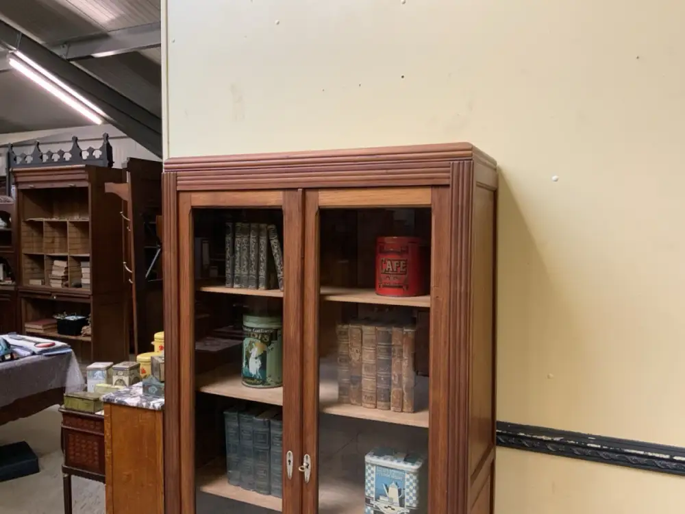 Antiker Art Deco Bücherschrank, Vitrine, Traumhaft - Lieferung möglich! 11