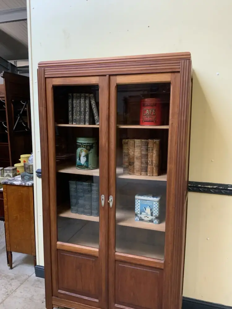 Antiker Art Deco Bücherschrank, Vitrine, Traumhaft - Lieferung möglich! 12