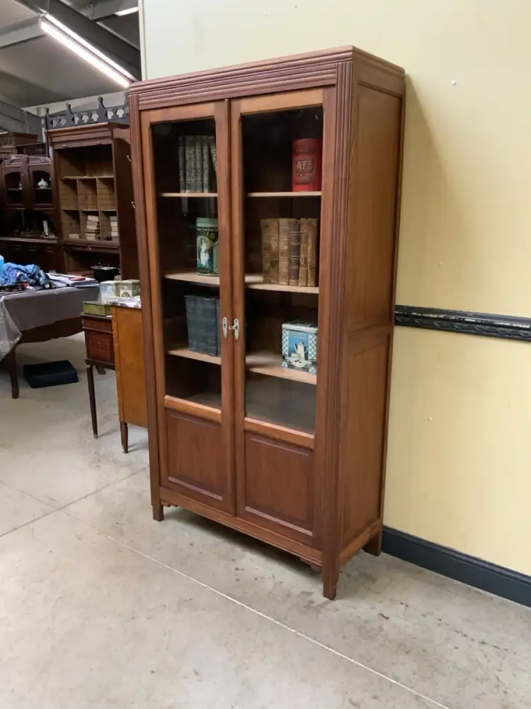 Antiker Art Deco Bücherschrank, Vitrine, Traumhaft - Lieferung möglich! 3