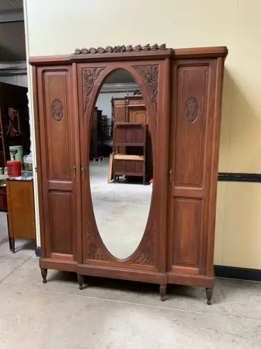 Antik - Kleiderschrank mit Wäschefächer - Jugendstil -  Lieferung möglich!