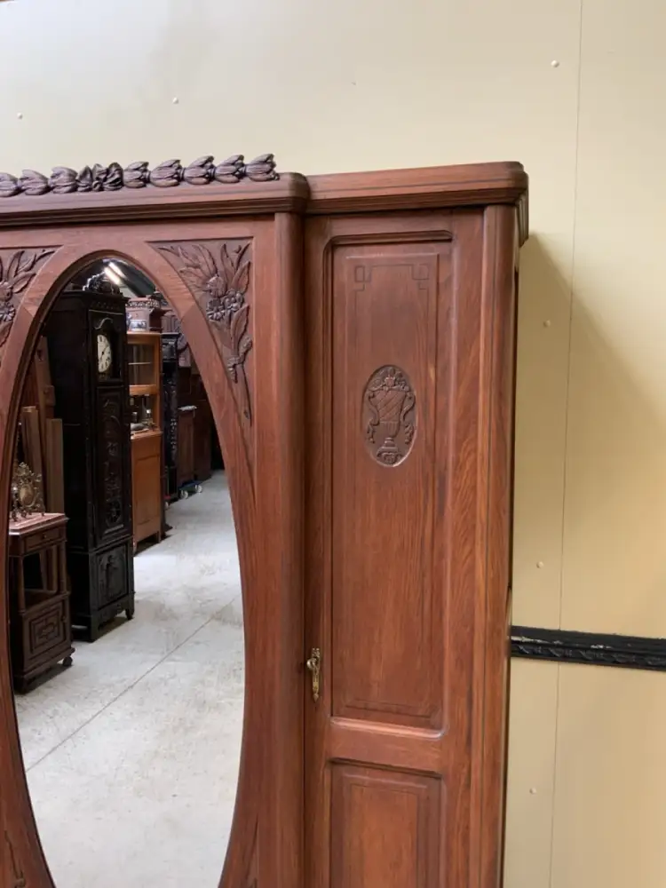 Antik - Kleiderschrank mit Wäschefächer - Jugendstil -  Lieferung möglich! 10