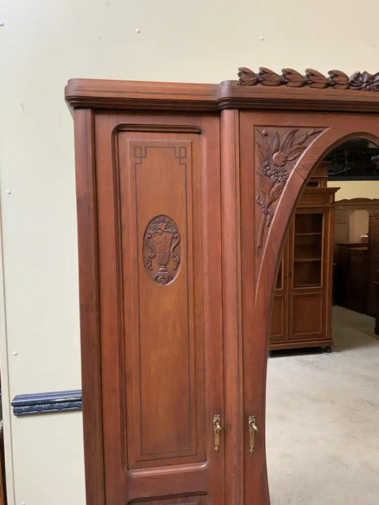 Antik - Kleiderschrank mit Wäschefächer - Jugendstil -  Lieferung möglich! 14