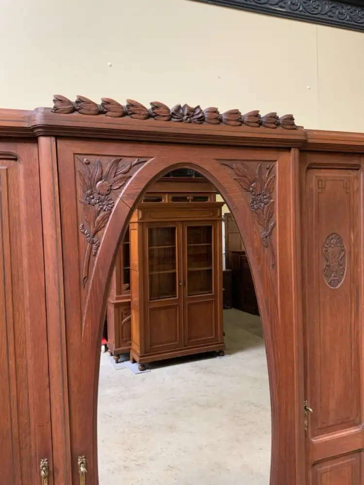 Antik - Kleiderschrank mit Wäschefächer - Jugendstil -  Lieferung möglich! 15