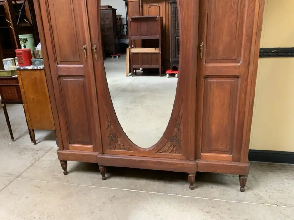 Antik - Kleiderschrank mit Wäschefächer - Jugendstil -  Lieferung möglich! 8