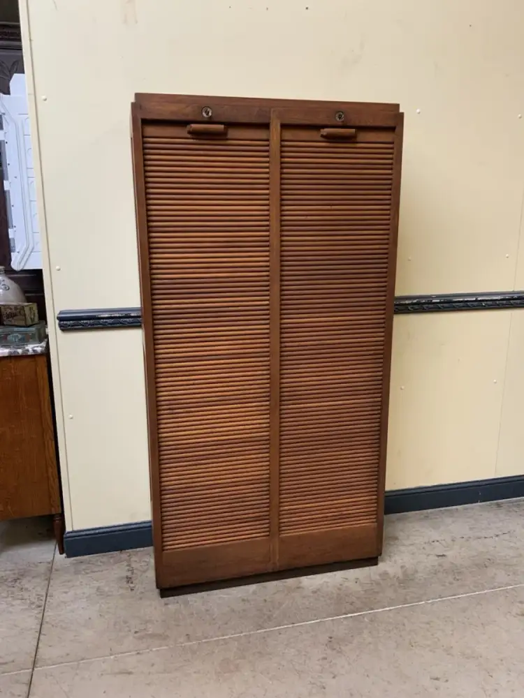 Antik - Archiv Rollladen Schrank, Vertiko, Jugendstil - Lieferung möglich! 1