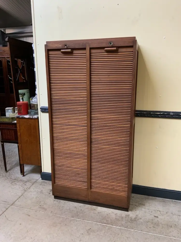 Antik - Archiv Rollladen Schrank, Vertiko, Jugendstil - Lieferung möglich! 2