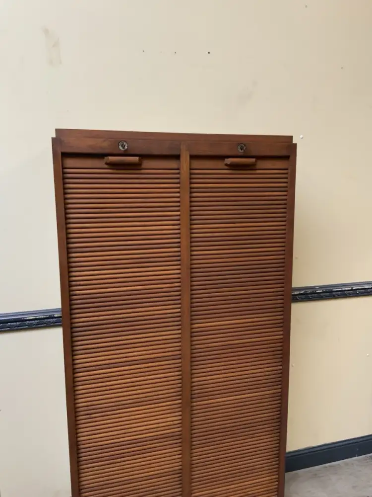 Antik - Archiv Rollladen Schrank, Vertiko, Jugendstil - Lieferung möglich! 7