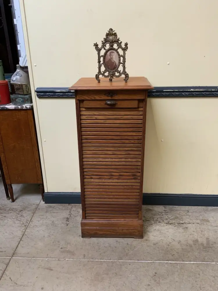 Antik - Archiv Schrank, Vertiko, Rolllade -  Jugendstil - Lieferung möglich! 0