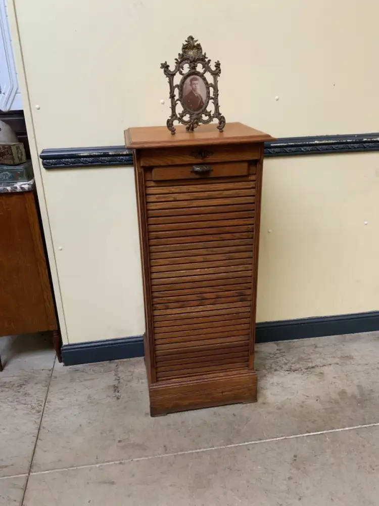 Antik - Archiv Schrank, Vertiko, Rolllade -  Jugendstil - Lieferung möglich! 1