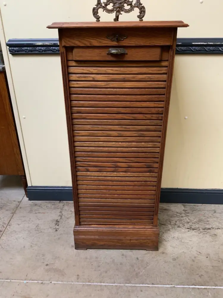 Antik - Archiv Schrank, Vertiko, Rolllade -  Jugendstil - Lieferung möglich! 10