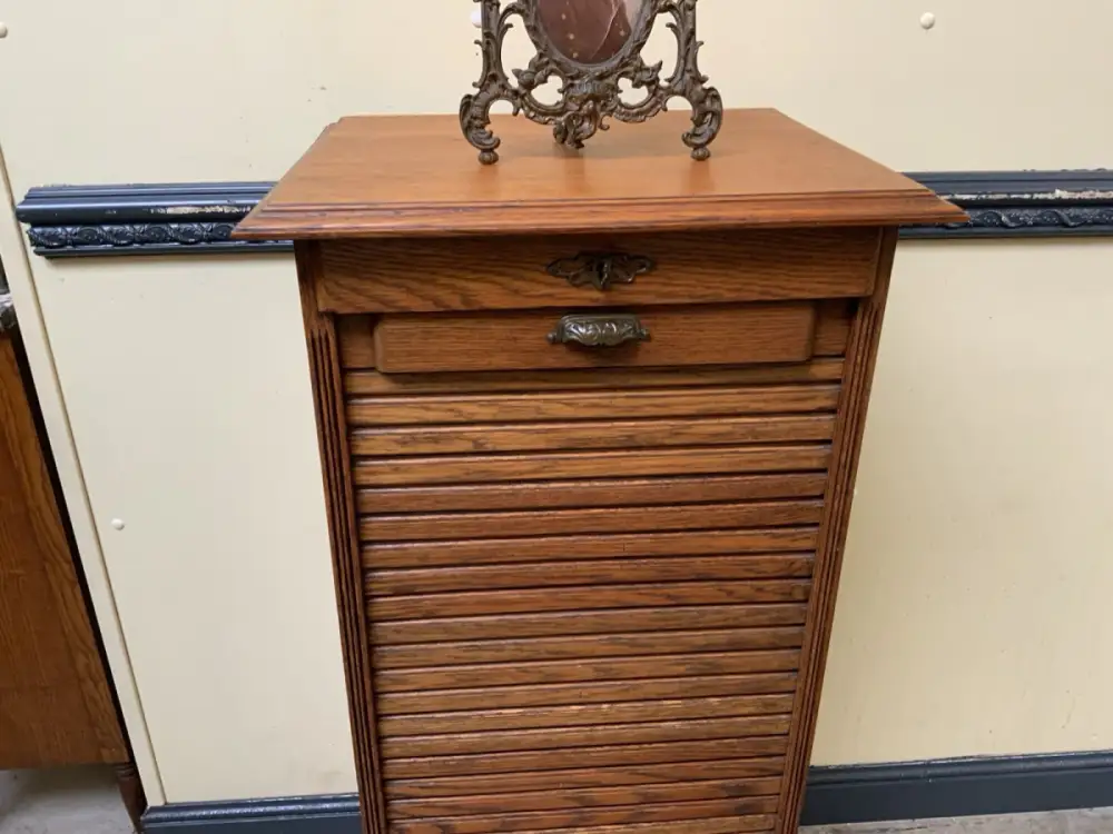 Antik - Archiv Schrank, Vertiko, Rolllade -  Jugendstil - Lieferung möglich! 11