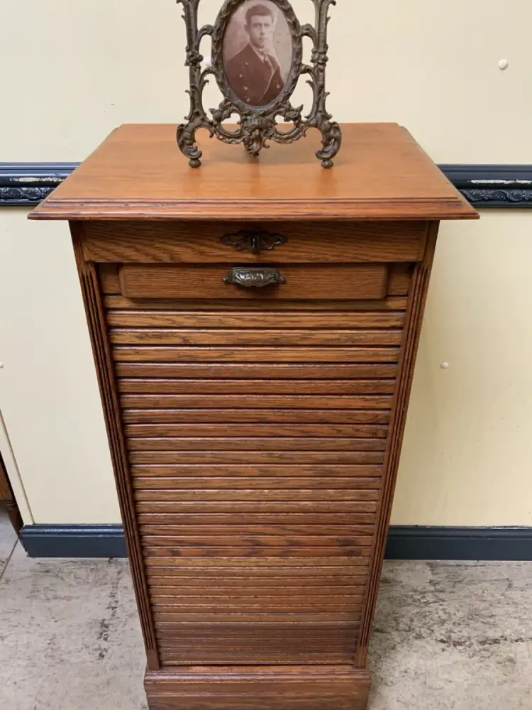 Antik - Archiv Schrank, Vertiko, Rolllade -  Jugendstil - Lieferung möglich! 14