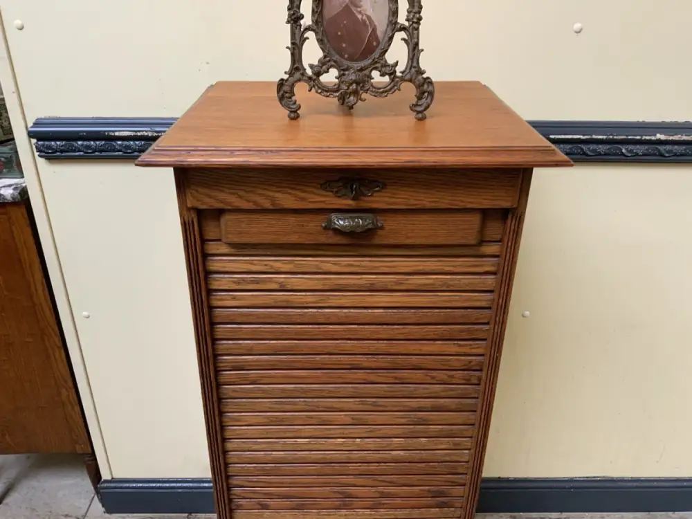 Antik - Archiv Schrank, Vertiko, Rolllade -  Jugendstil - Lieferung möglich! 15