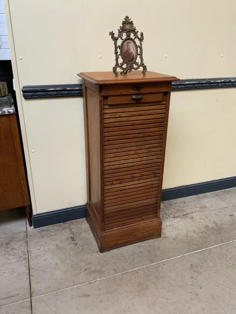 Antik - Archiv Schrank, Vertiko, Rolllade -  Jugendstil - Lieferung möglich! 5