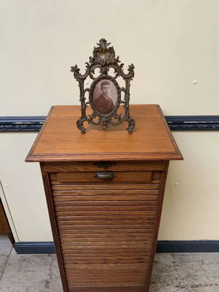 Antik - Archiv Schrank, Vertiko, Rolllade -  Jugendstil - Lieferung möglich! 8