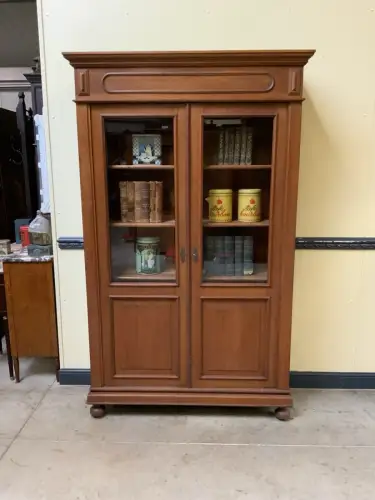 Antik - Bücherschrank, Vitrine - Jugendstil -  Lieferung möglich!