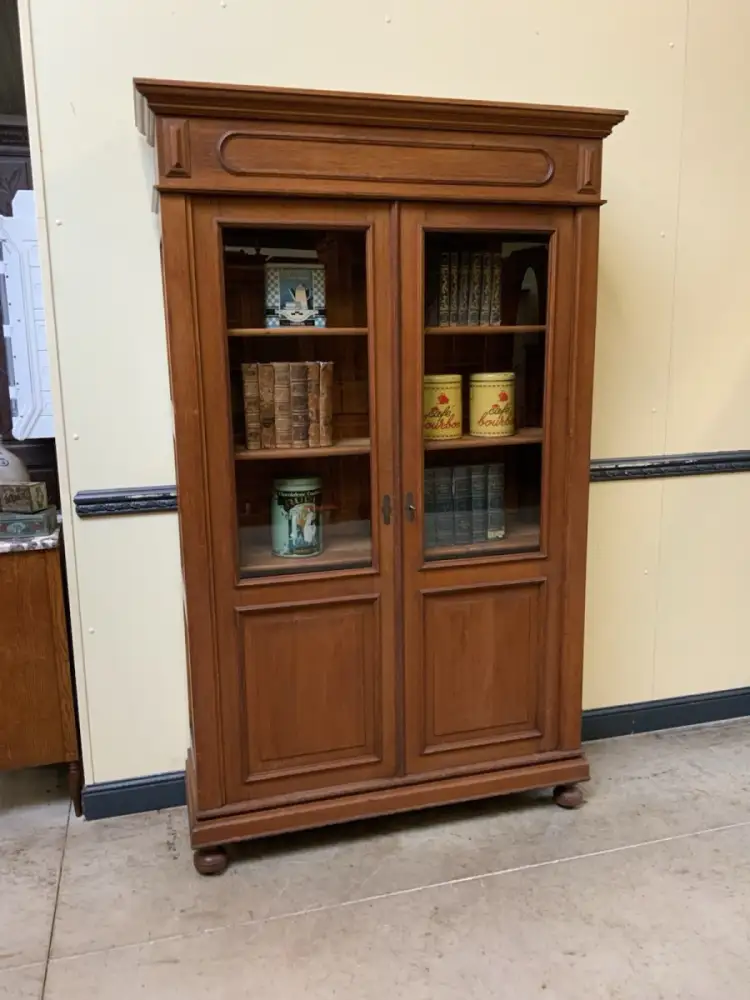 Antik - Bücherschrank, Vitrine - Jugendstil -  Lieferung möglich! 1