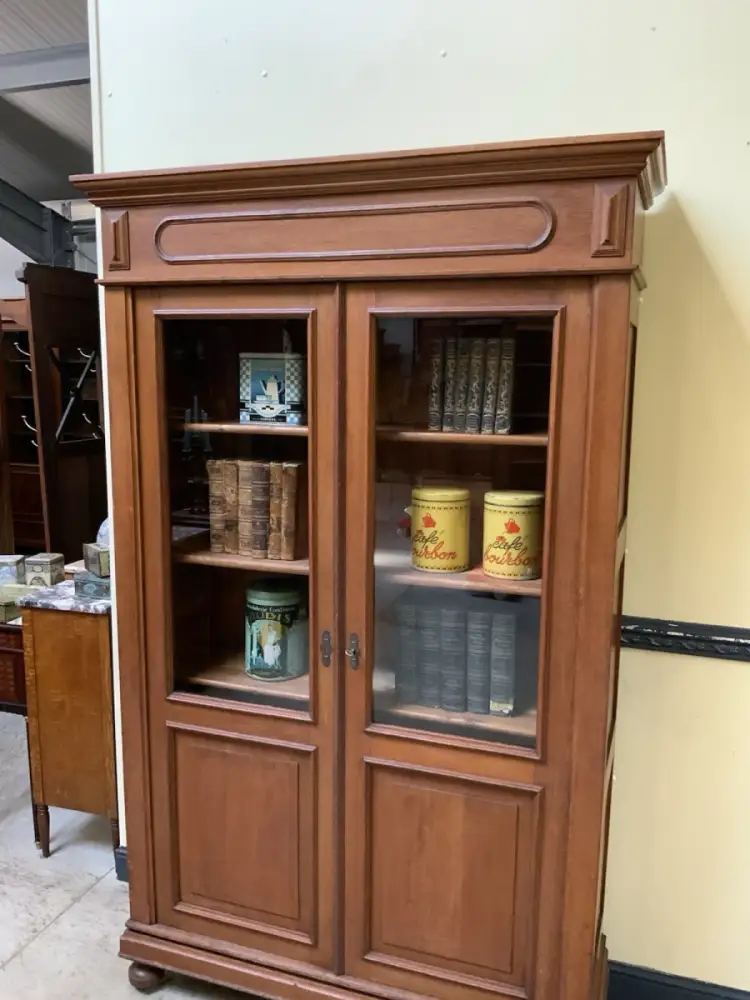 Antik - Bücherschrank, Vitrine - Jugendstil -  Lieferung möglich! 10