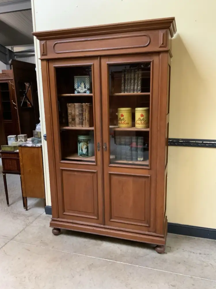 Antik - Bücherschrank, Vitrine - Jugendstil -  Lieferung möglich! 2