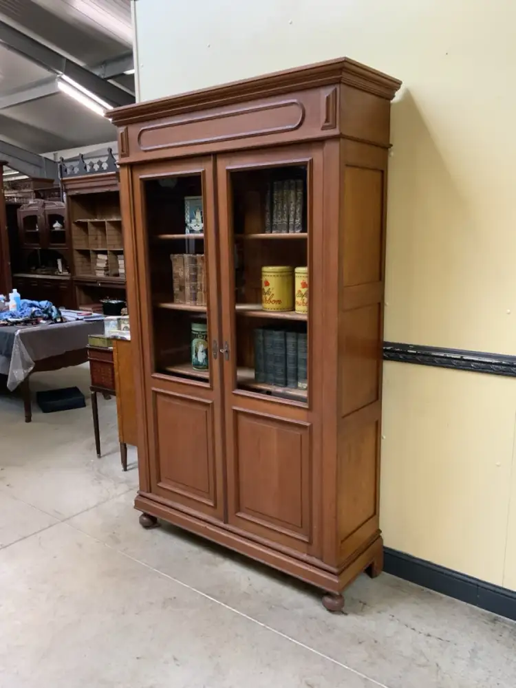 Antik - Bücherschrank, Vitrine - Jugendstil -  Lieferung möglich! 3