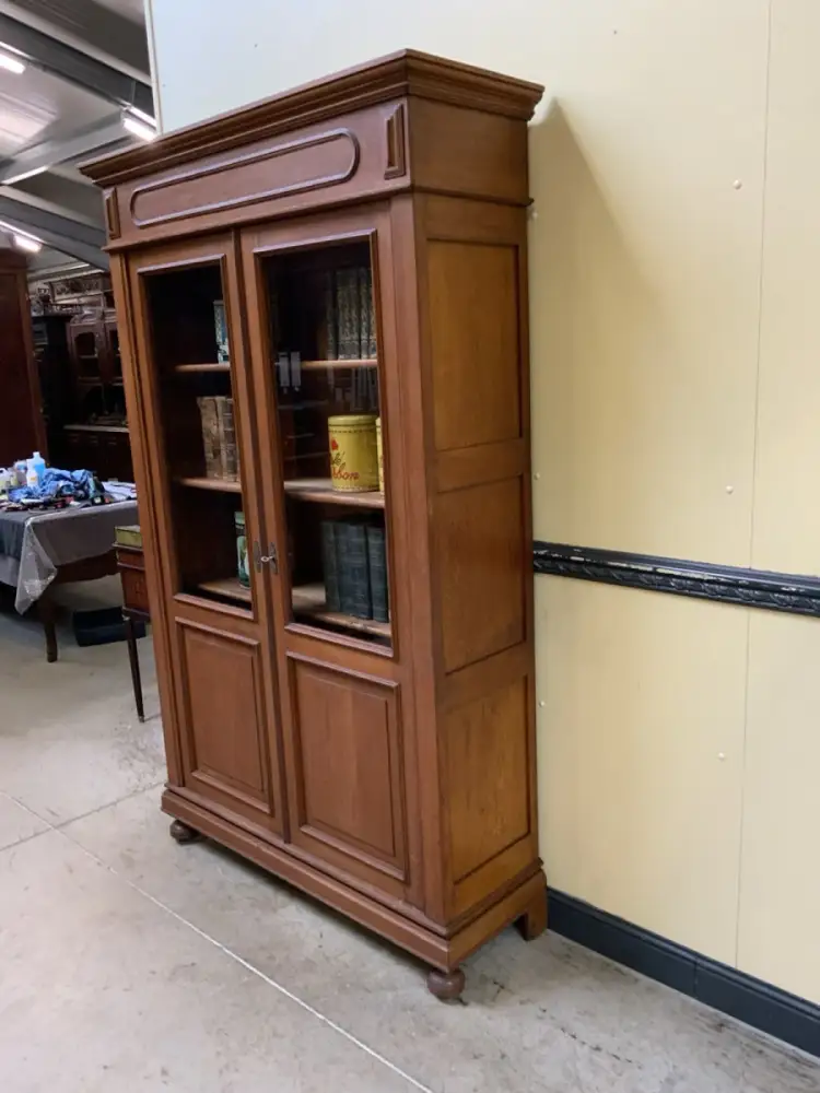 Antik - Bücherschrank, Vitrine - Jugendstil -  Lieferung möglich! 4