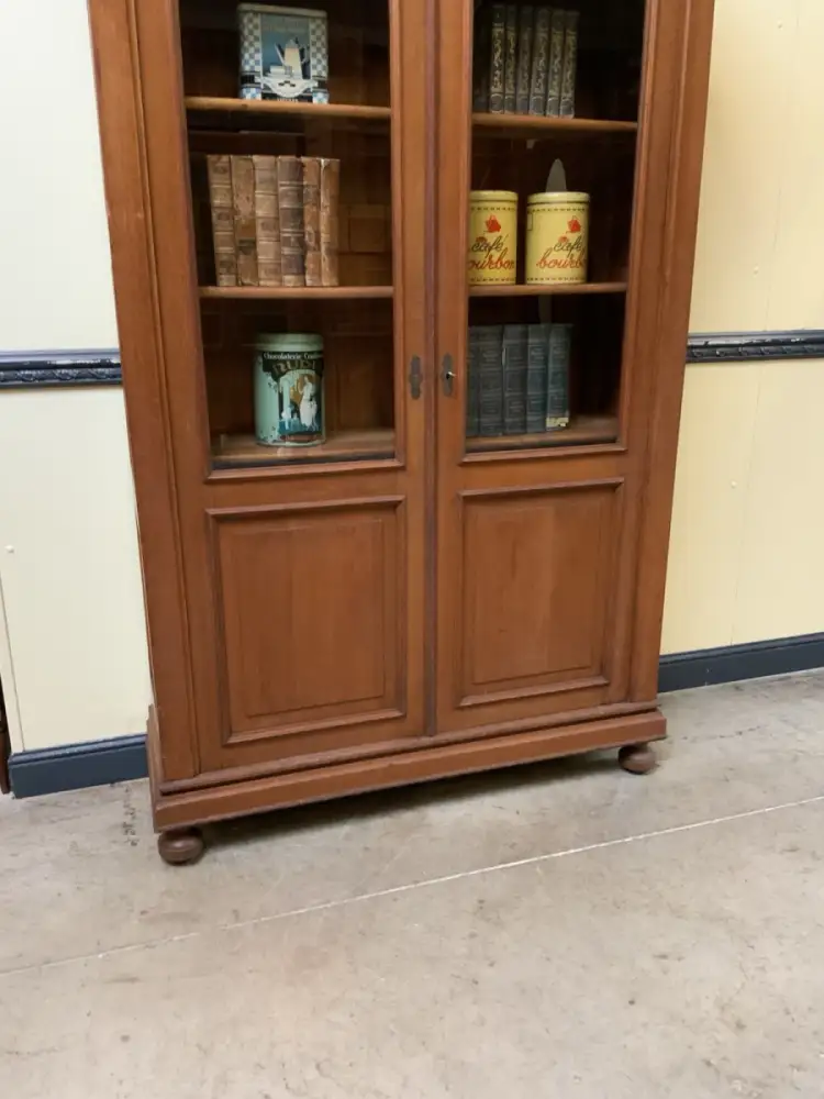 Antik - Bücherschrank, Vitrine - Jugendstil -  Lieferung möglich! 7