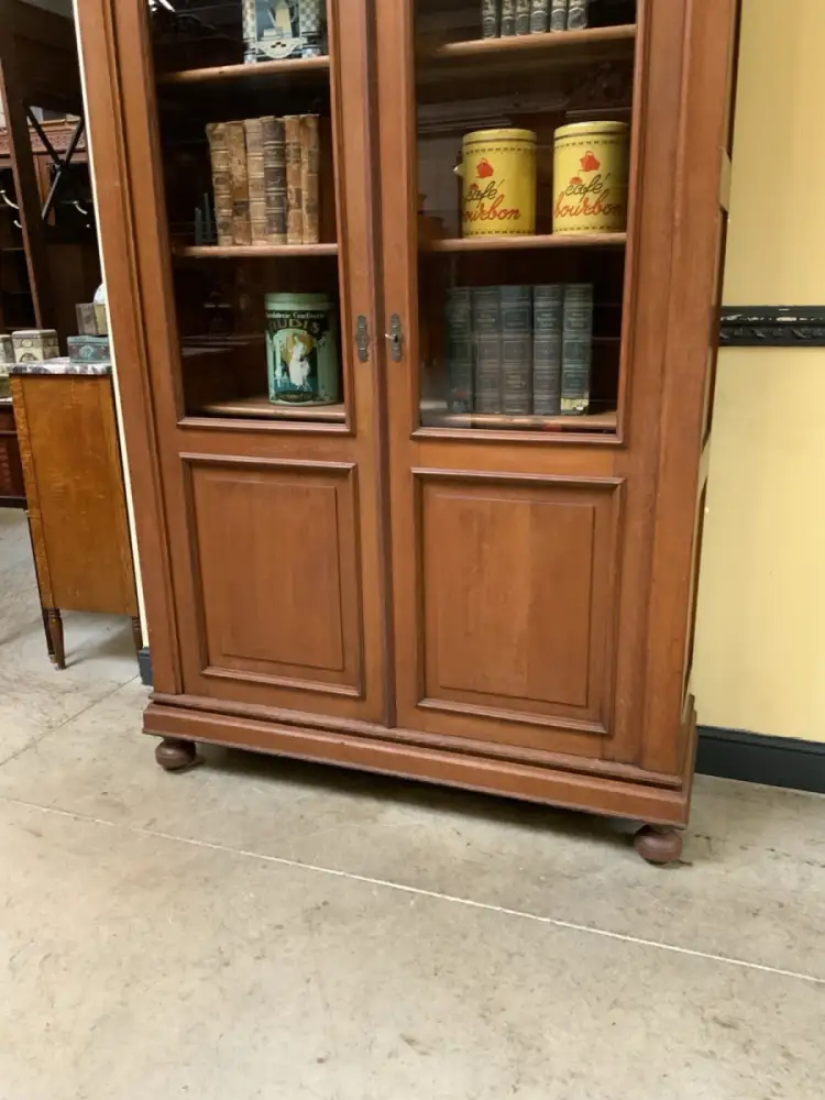 Antik - Bücherschrank, Vitrine - Jugendstil -  Lieferung möglich! 9