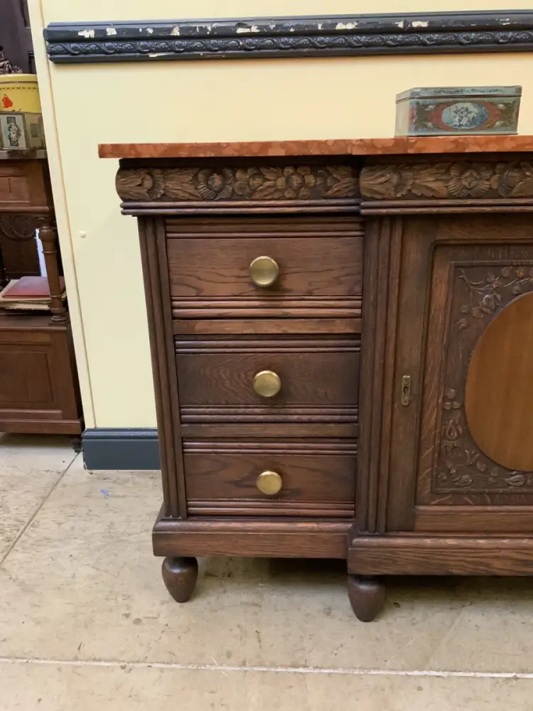 Antike Art Deco Anrichte, Kommode - Traumhaft - Lieferung möglich! 11