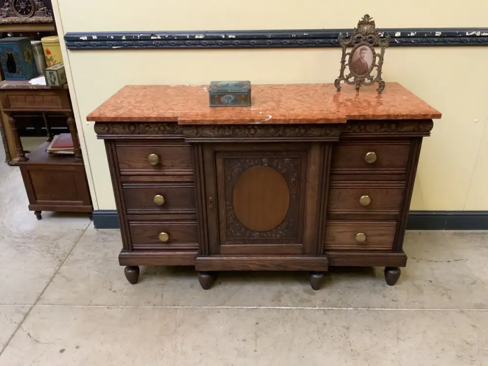 Antike Art Deco Anrichte, Kommode - Traumhaft - Lieferung möglich! 3